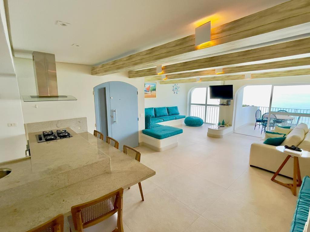 Apartamento Guaruja Morro Do Maluf De Frente Ao Mar! Extérieur photo