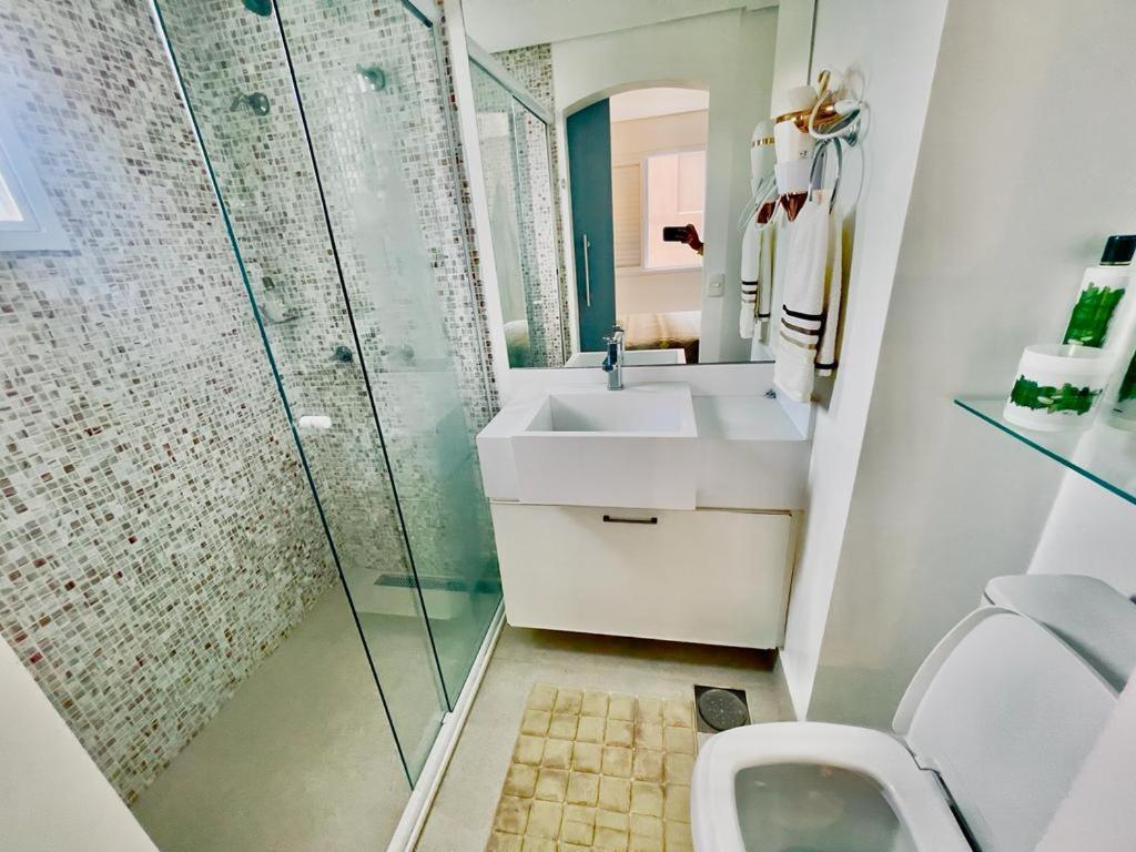 Apartamento Guaruja Morro Do Maluf De Frente Ao Mar! Extérieur photo