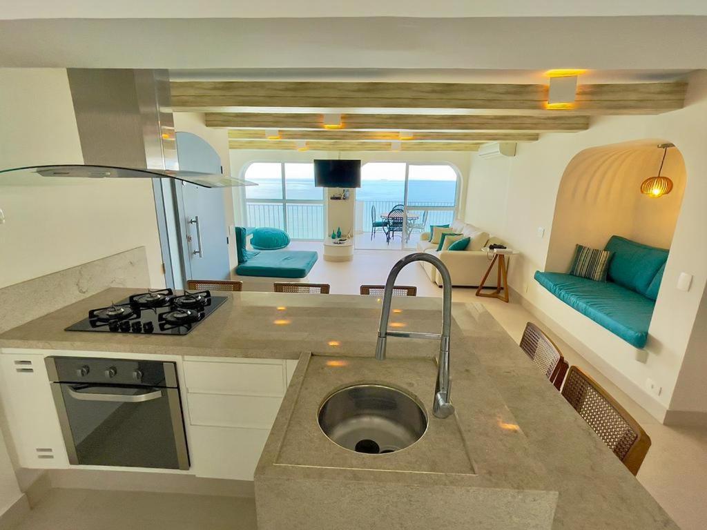 Apartamento Guaruja Morro Do Maluf De Frente Ao Mar! Extérieur photo